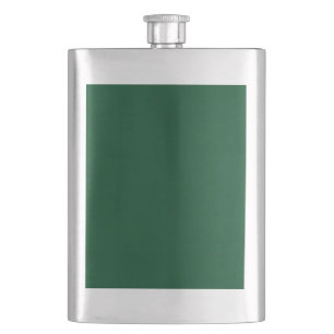Flasque Élégant Moderne Minimaliste Forêt Vert