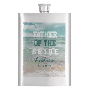 Flasque Elégant poisson d'étoiles de plage PÈRE DE LA BRID