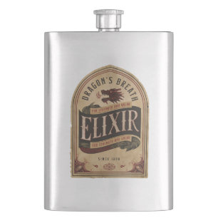 Flasque Elixir Dragon's Breath Halloween Party Vintage