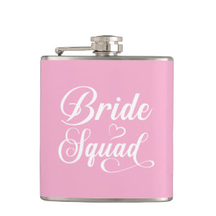 Flasque enveloppé de vinyle Bride Squad