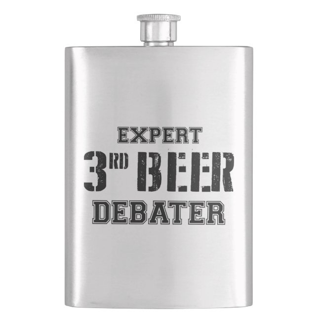 Flasque Expert Troisième Débat De Bière (devant)