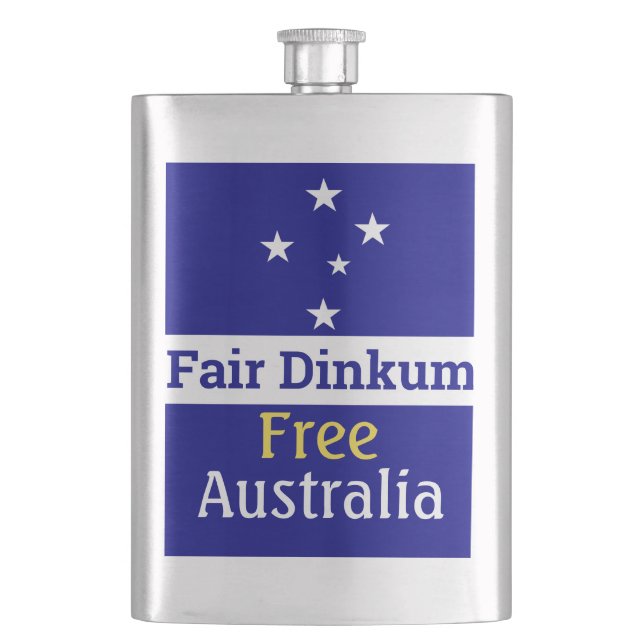 Flasque Fair Dinkum Free Australia (devant)