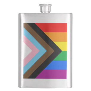Flasque Fierté de progrès LGBTQ+