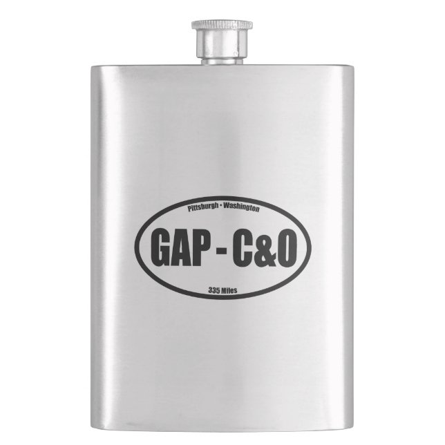 Flasque GAP - C&O Towpath Oval (devant)