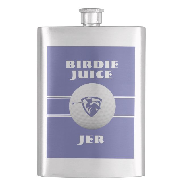 Flasque Golfer Birdie Humour Sports Golf Game (devant)