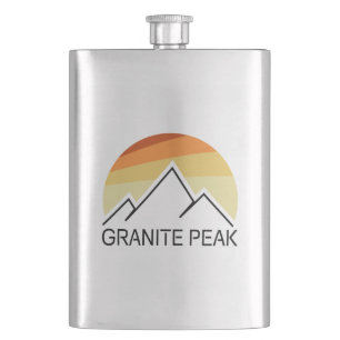 Flasque Granit Peak Montana Retro