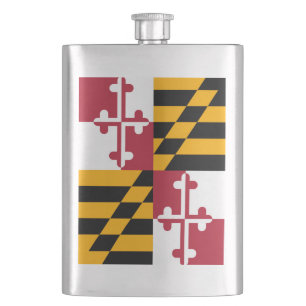 Flasque Graphique du drapeau de l'État du Maryland