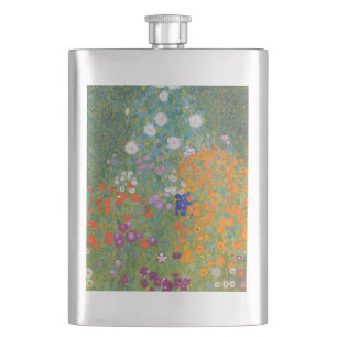 Flasque Gustav Klimt Fleur Jardin Cottage Nature
