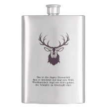 "Hip flask deer"