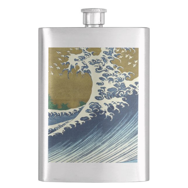 Flasque Hokusai Big Wave Japon Art japonais (devant)