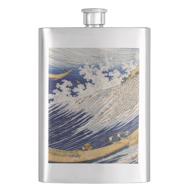 Flasque Hokusai Ocean Waves Sea Boats (devant)