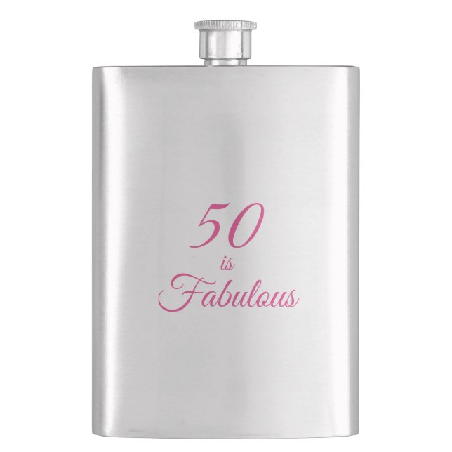 Flasque Hot Pink 50 est fabuleux (devant)