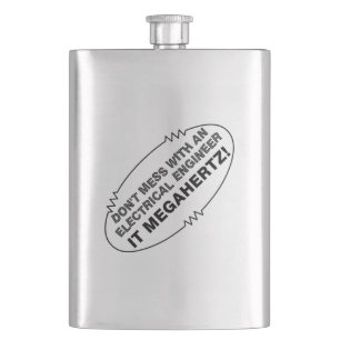 Flasque Ingénieur électrique Megahertz Oval