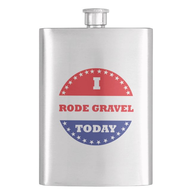 Flasque J'Ai Fait Du Gravel Aujourd'Hui (devant)