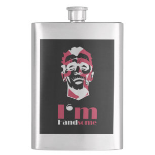 Flasque Je suis belle abstraite face Coque-Mate coque ipho