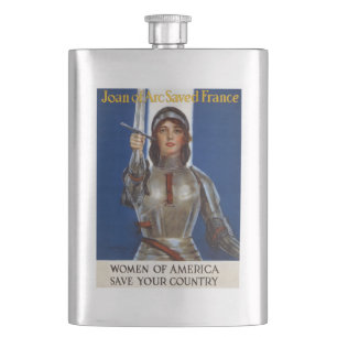 Flasque Jeanne d'Arc : La servante d'Orléans, héroïne du c