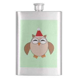 Flasque Jolie Chouette de Noël