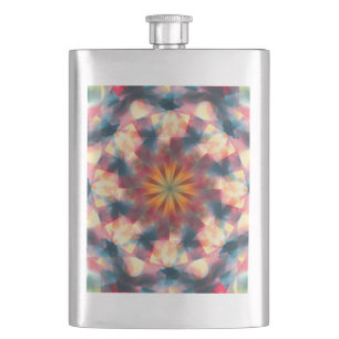 Flasque Kaleidoscopique Prismatique Mandala