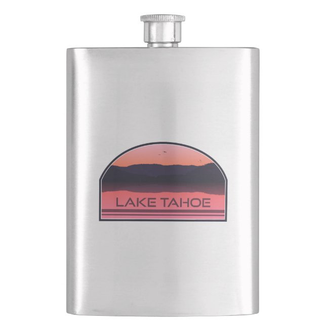 Flasque Lac Tahoe Californie Nevada Red Sunrise (devant)