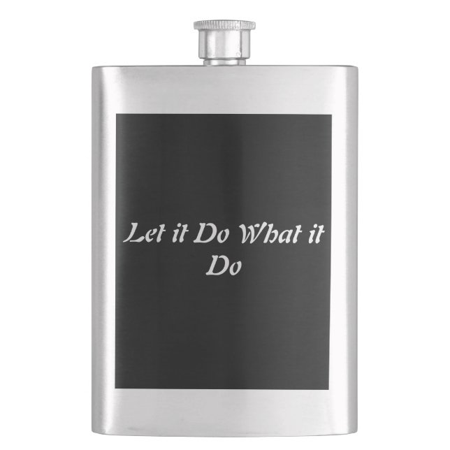 Flasque "Laissez faire" Flask (devant)