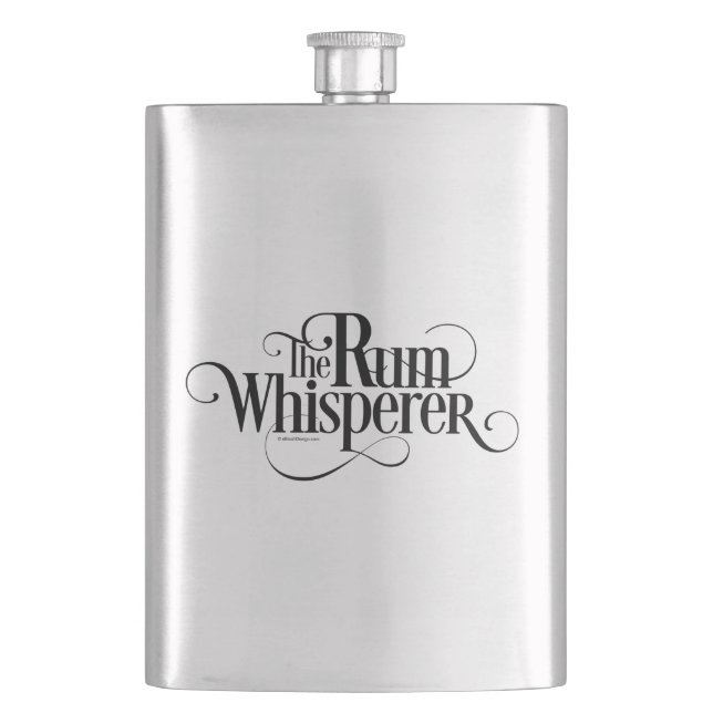 Flasque Le chuchoteur de rhum (devant)