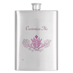 Flasque Le Claddagh (rose)