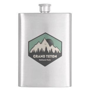 Flasque Le Parc national de Grand Teton