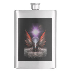 Flasque Les Ailes De L'Anthropolis HC 8oz Classique Flask