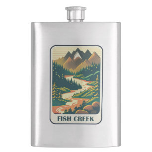 Flasque Les couleurs de l'Oregon de Fish Creek