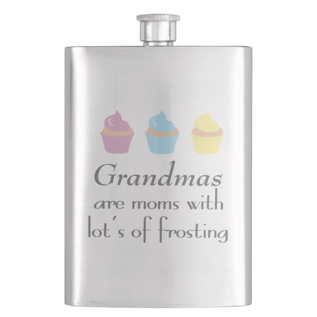 Flasque Les grand-mamans sont des mamans avec un bon (devant)