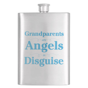 Flasque Les grands-parents sont des anges dans le