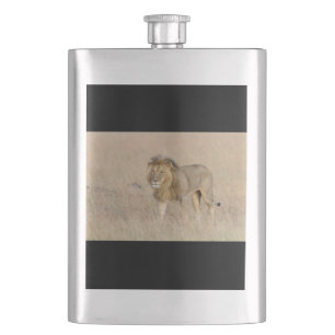Flasque Lion marchant
