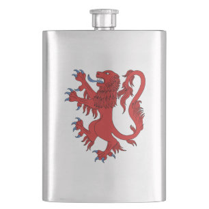 Flasque Lion Rampant Gules