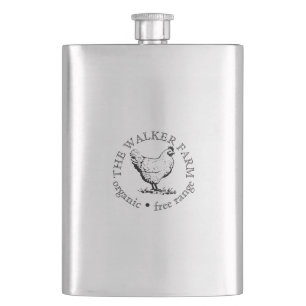 Flasque Logo promotionnel pour petite entreprise agricole