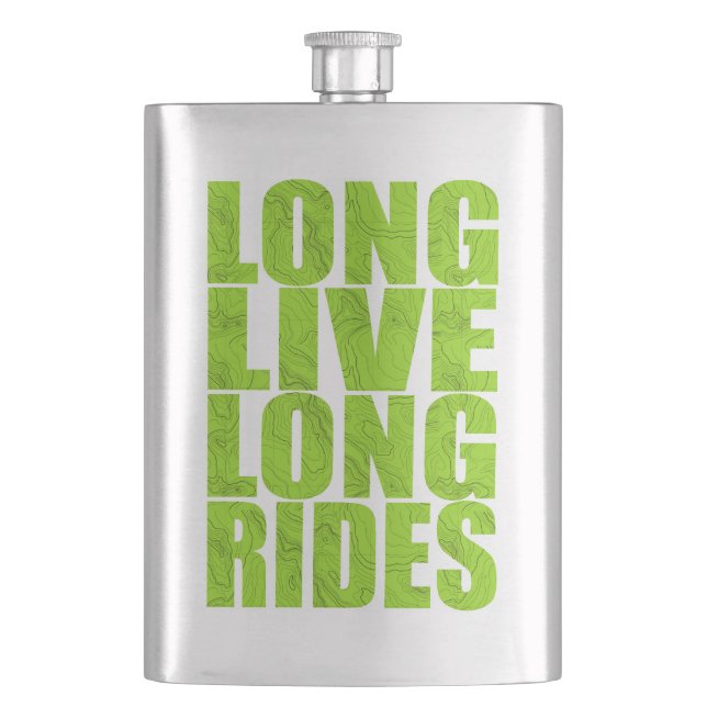 Flasque Long Live Long Rides (Topo) (devant)