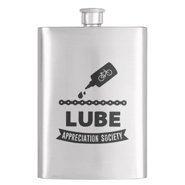 Flasque Lube Appreciation Society Cycling (devant)