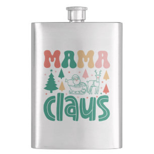 Flasque Mama Claus Christmas Design-60097