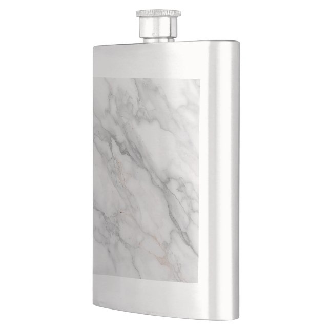 Flasque Marbre Blanc (Gauche)