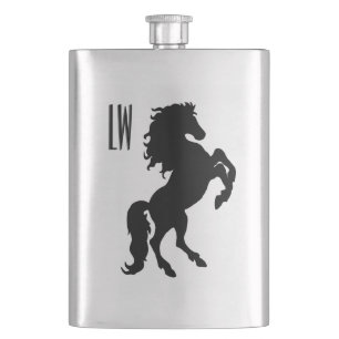 Flasque Monogramme de cheval d'étalon