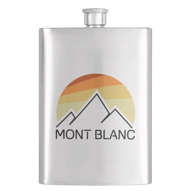 Flasque Mont Blanc France Rétro (devant)