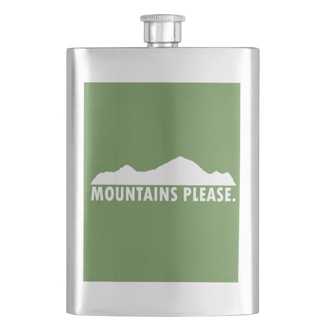 Flasque Montagnes s'il vous plaît (devant)