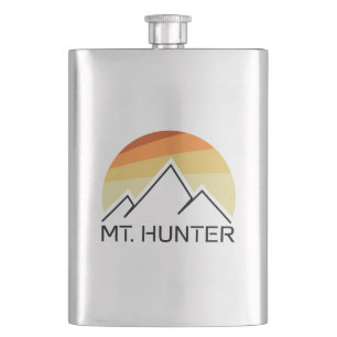 Flasque Mt. Hunter Alaska Retro