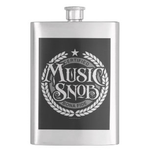 Flasque Music Snob - amoureux de musique amusante