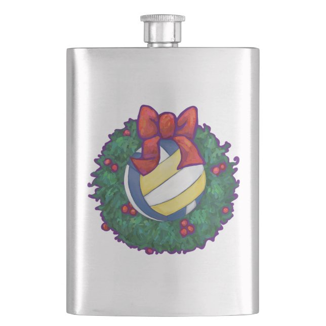 Flasque Noël de volley-ball (devant)