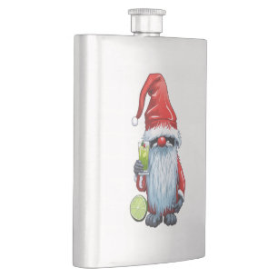Flasque Nordic Nisse Gnome Gonk Avec Un Verre De ‎ Chaux