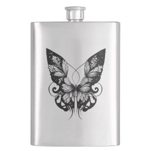 Flasque Papillon animal sauvage la nature Illustration Art