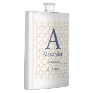 Flasque personnalisée pour garçon d'honneur avec n