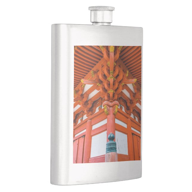 Flasque Perspective ascendante de la pagode, Miyajima (Droite)