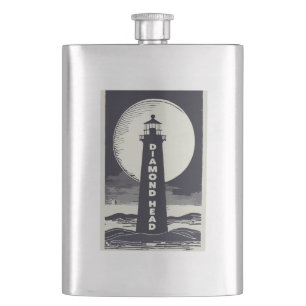 Flasque Phare de Diamond Head Hawaii Moon