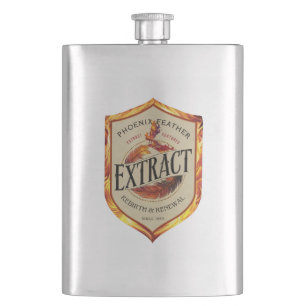 Flasque Phoenix Extrait de plumes Halloween Partie Vintage